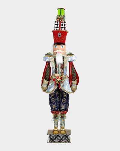 Mark Roberts Large Nutcracker With Present, 58.5"