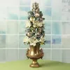 Mark Roberts Layered Golden Urn Topiary In Gold