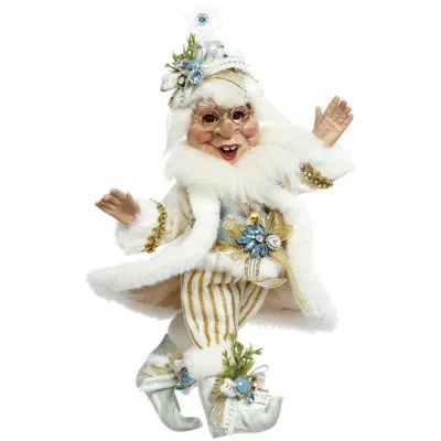 Mark Roberts Let It Snow Elf, Small - 11 Inches In Gold,white,blue,green