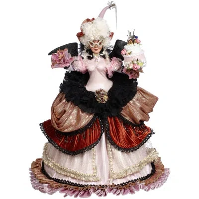 Mark Roberts Let Them Eat Cake Witch Figurines & Collectibles In Black,pink,red,white