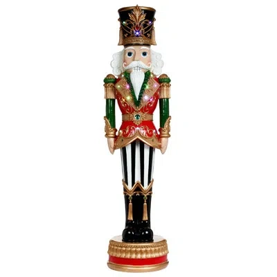 Mark Roberts Lighted And Musical Holiday Nutcracker, Large - 5 Feet In Multi