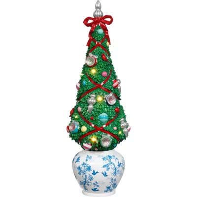 Mark Roberts Lighted Ornament Tree In Green