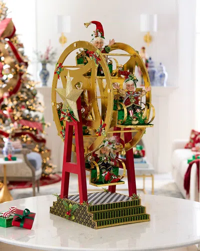 Mark Roberts Limited Edition North Pole Ferris Wheel Christmas Decor In Multi