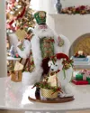 Mark Roberts Limited Edition Santa's Mail Call With Dog Christmas Decor In Multi