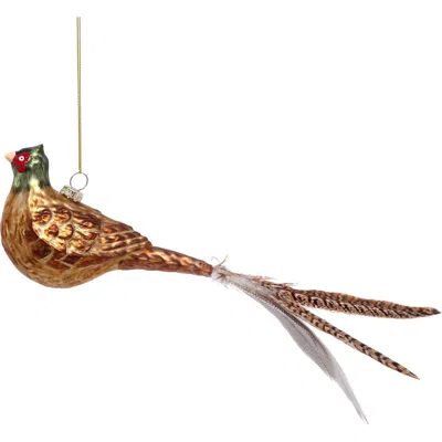 Mark Roberts Longtail Bird Ornament, Set Of 6 In Animal Print