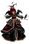 Mark Roberts Lunatica Witch, Large In Multi