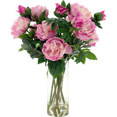 Mark Roberts Luscious Peony Vase In Purple