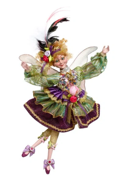 Mark Roberts Madame Mardi Gras Fairy, Small In Multi