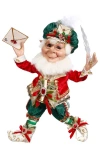 Mark Roberts Mail Room Elf, Medium In White
