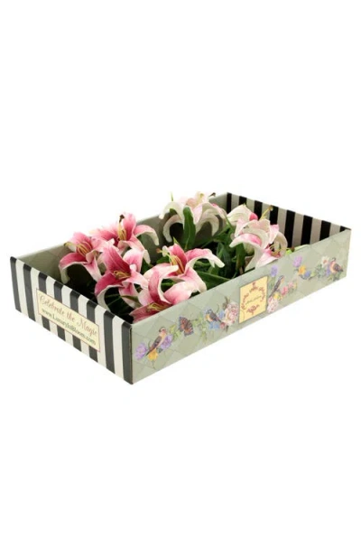 Mark Roberts Majestic Lily Natural Touch, Box Of 6 In Multi