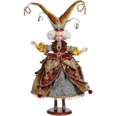 Mark Roberts Mary Queen Of Hats - 23 Inches In Yellow;gold;brown;red;gray