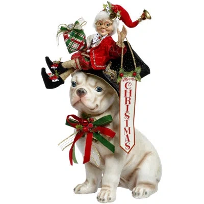 Mark Roberts Merry Christmas Bull Dog - 20 Inches In Multi