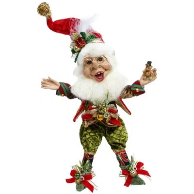 Mark Roberts Merry Christmas Elf, Small - 12.5 Inches In Red,green,white,brown