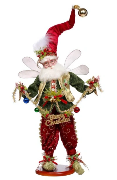 Mark Roberts Merry Christmas Fairy On Base In Multi