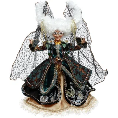 Mark Roberts Midnight Hour Witch, Small - 17 Inches In Gold;blue;black;brown;white;green