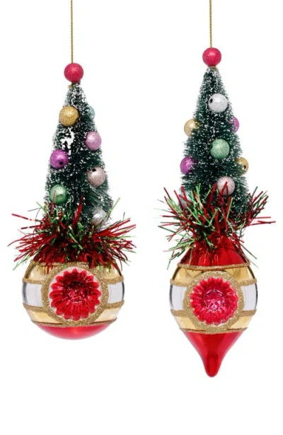 Mark Roberts Mini Tree Topper Ornament, Set Of 12 In Multi