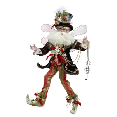 Mark Roberts Mischief Maker Fairy, Medium - 17.5 Inches In Gold;black;green;red