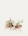Mark Roberts Mistletoe Santa With Deer And Carriage Decor