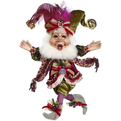 Mark Roberts Most Wonderful Time Elf, Small - 10 Inches In Pink,green,red