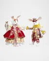 Mark Roberts Mr. & Mrs. Cotton Tail Rabbits, Set Of 2