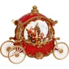 Mark Roberts Musical Carriage With Santa In Multi
