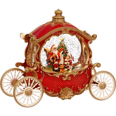 Mark Roberts Musical Carriage With Santa In Multi