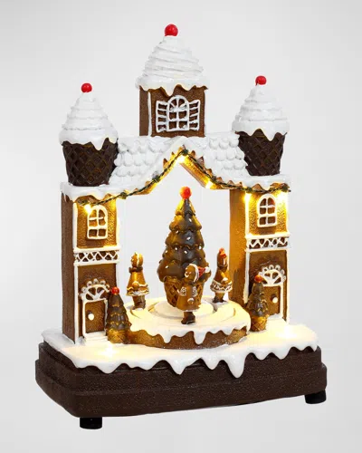 Mark Roberts Musical Gingerbread House, 8x10" In Multi