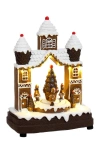 Mark Roberts Musical Gingerbread House In Brown