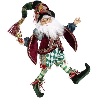 Mark Roberts North Pole Bartender Elf, Medium - 17 Inches In Red,green,blue