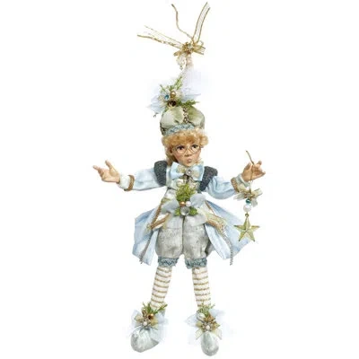 Mark Roberts North Pole Believe Elf, Small - 14 Inches In Blue,silver,white,green