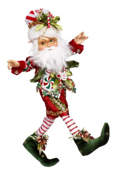 Mark Roberts North Pole Candy Cane Elf, Small In Red