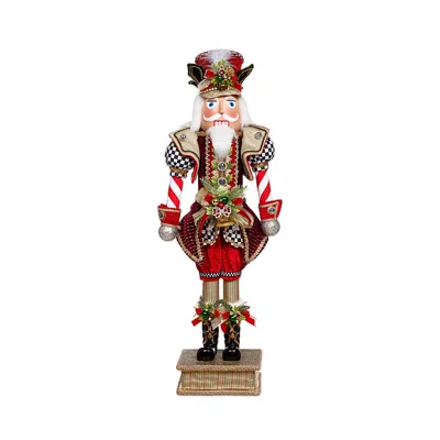 MARK ROBERTS NORTH POLE CHECKERED NUTCRACKER, MEDIUM