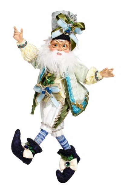 Mark Roberts North Pole Christmas Carol Elf, Medium In Blue