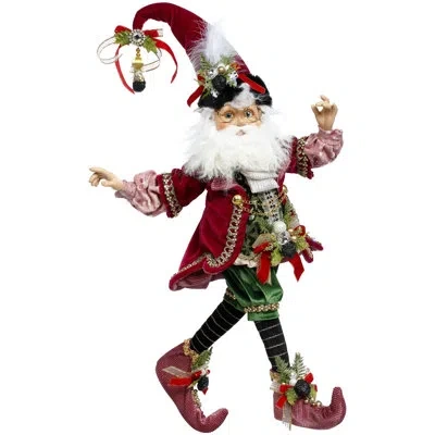 Mark Roberts North Pole Coal Stocking Elf, Medium - 18 Inches In Red,green,white,black,pink