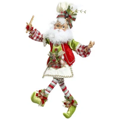 Mark Roberts North Pole Confectioner Elf, Medium - 19 Inches In Red,green,white,gold