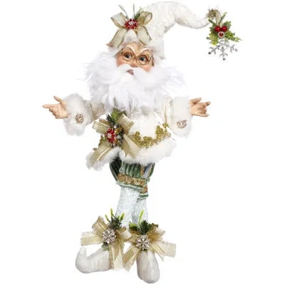 Mark Roberts North Pole Snowflake Elf, Small - 12 Inches In Gold,cream,green