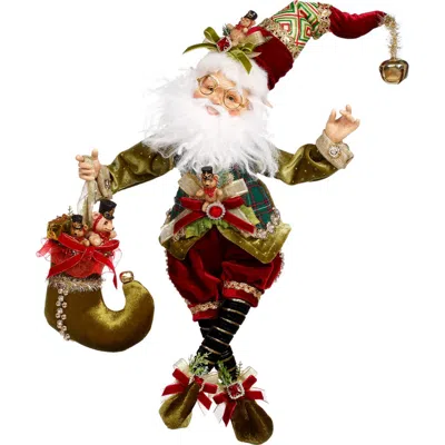Mark Roberts North Pole Stocking Maker Elf, Medium In Multi