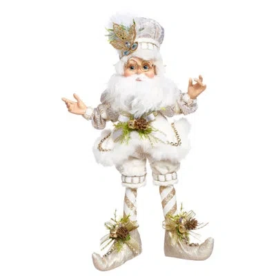 MARK ROBERTS NORTH POLE WHITE CHRISTMAS ELF, SMALL - 12.5 INCHES