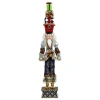 Mark Roberts Nutcracker With Present, Small - 29.5 Inches In Multi
