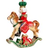 Mark Roberts Nutcracker With Rocking Horse In Multi