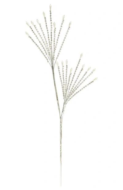 Mark Roberts Pearl Jewel Spray, Set Of 6 In Silver