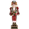 Mark Roberts Peppermint Nutcracker, Medium In Red