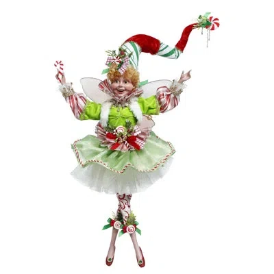 Mark Roberts Peppermint Patty Fairy, Medium - 18 Inches In Gold;white;green;red