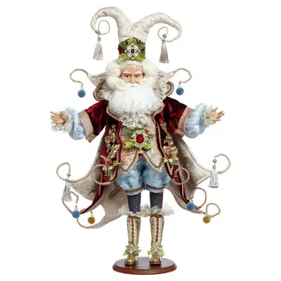 Mark Roberts Pere Noel Del Opera - 28.5 Inches In Gold;ivory;blue;brown;green;red