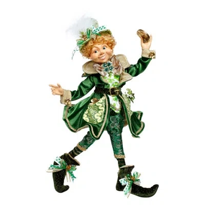 Mark Roberts Pot Of Gold Elfin, Medium - 18.5 Inches In Gold;black;green