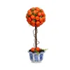 Mark Roberts Potted Orange Topiary In Orange