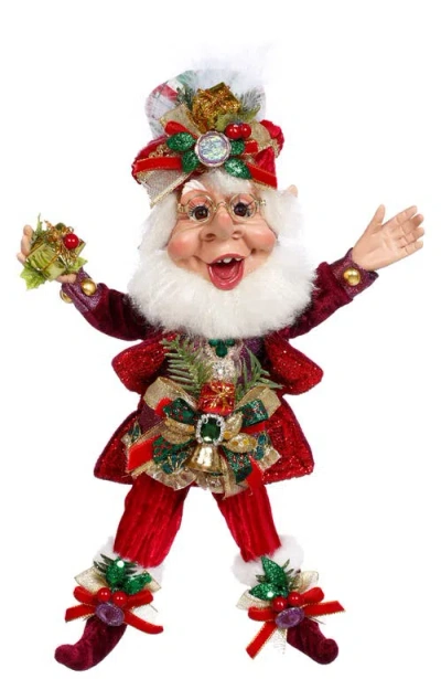 Mark Roberts Present Elf, Small In Red