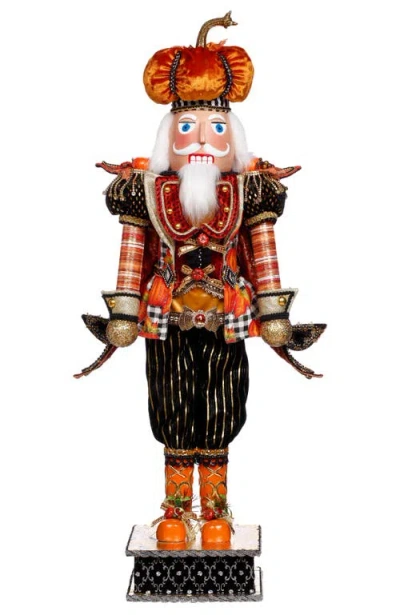 Mark Roberts Pumpkin Nutcracker, Medium In Multi