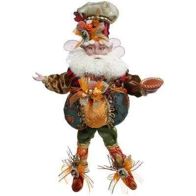 Mark Roberts Pumpkin Pie Fairy, Small - 11 Inches In Orange;gold;blue;brown;green