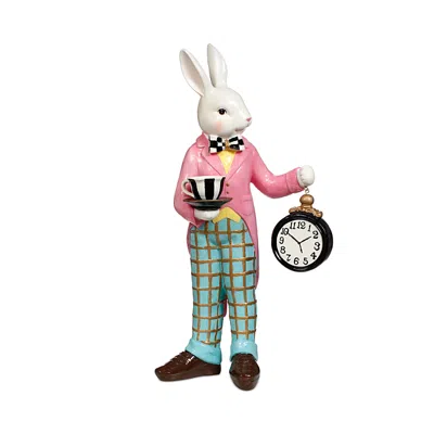 MARK ROBERTS RABBIT WITH CLOCK FIGURE